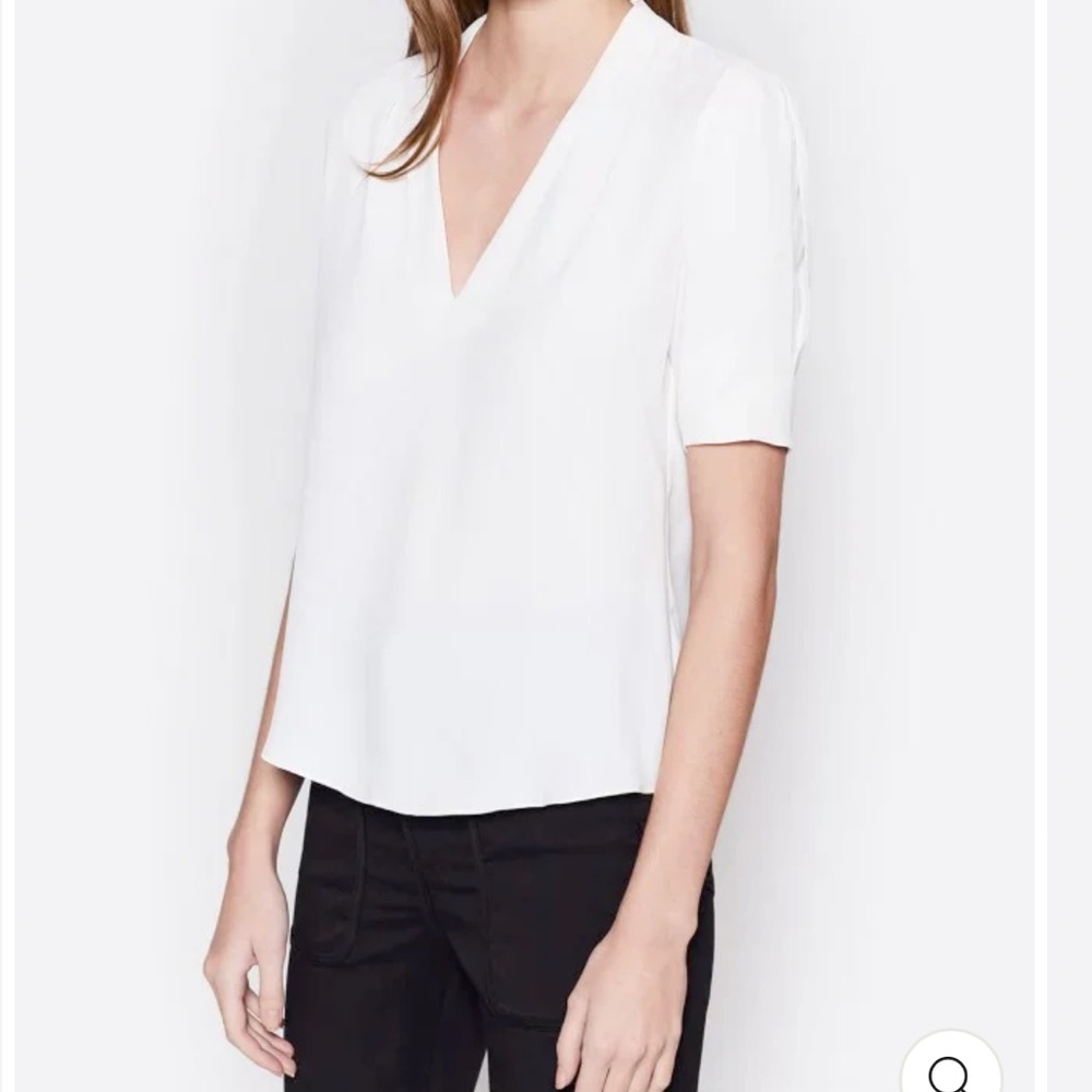JOIE ANCE porcelain silk blouse